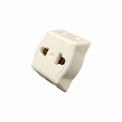 Non Grounding 2 Hole Household Socket Electric Plug Adapter