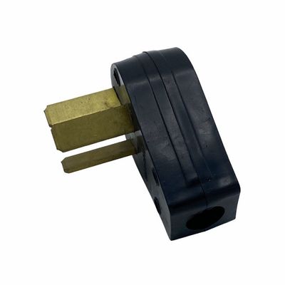 Black 250V 50A Idustrial 3 Pin Electric Plug Socket
