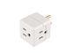 Indoor Portable Travel Mini Plug 3 Outlet Wall Adapter